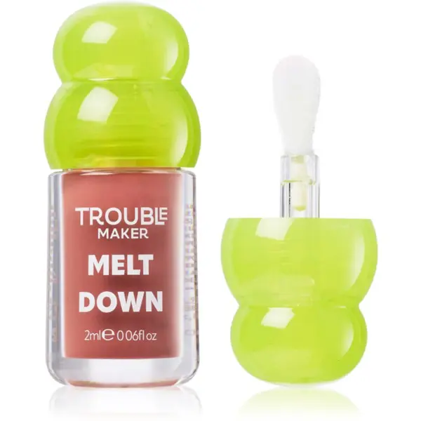 Trouble Maker Trouble Maker Melt Down Lip Oil масло от нар цвят Slip n Slide Nude 3 мл.