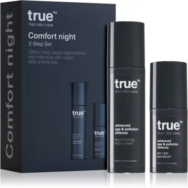 true men skin care true men skin care Comfort Night комплект за грижа за лице за мъже