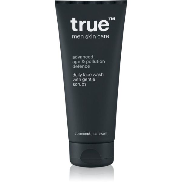 true men skin care true men skin care Daily face wash with gentle scrubs ексфолиращ почистващ гел за мъже 200 мл.