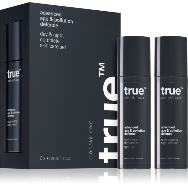 true men skin care true men skin care Day & night complete skin care set комплект за грижа за лице (дневен и нощен) за мъже