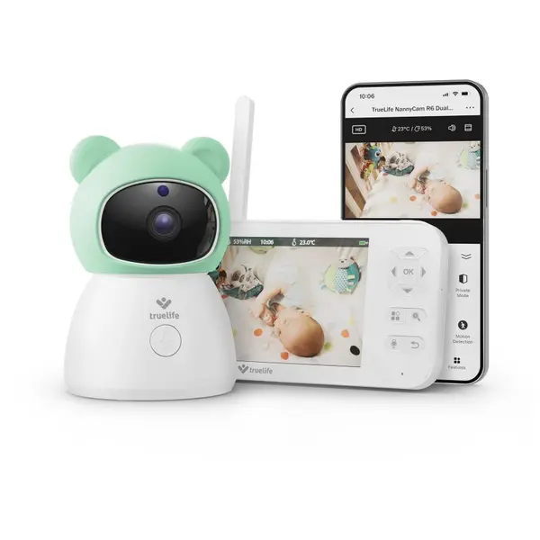 TrueLife TrueLife NannyCam R6 Dual Smart Цифров видео бебефон 1 бр.