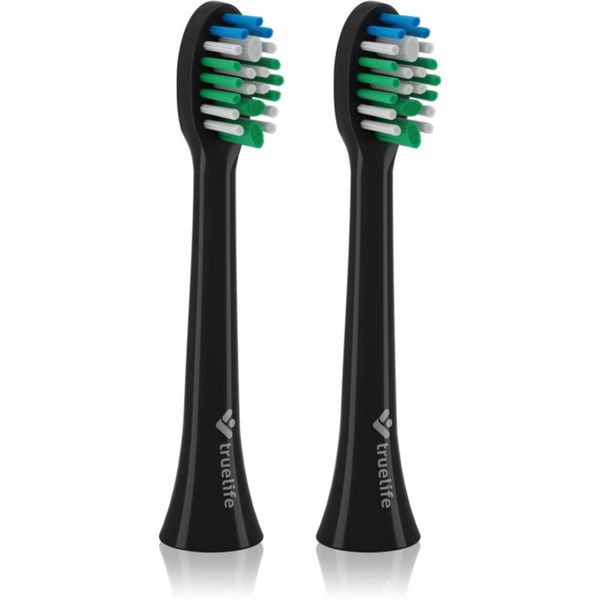 TrueLife TrueLife SonicBrush Compact Heads Black Standard резервни глави за четка за зъби TrueLife SonicBrush Compact / Duo 2 бр.