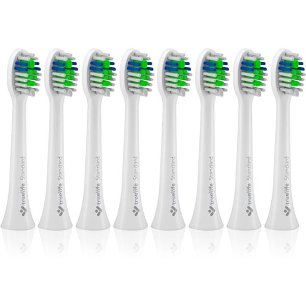TrueLife TrueLife SonicBrush Compact White Standard резервни глави за четка за зъби TrueLife SonicBrush Compact-series White 8 бр.