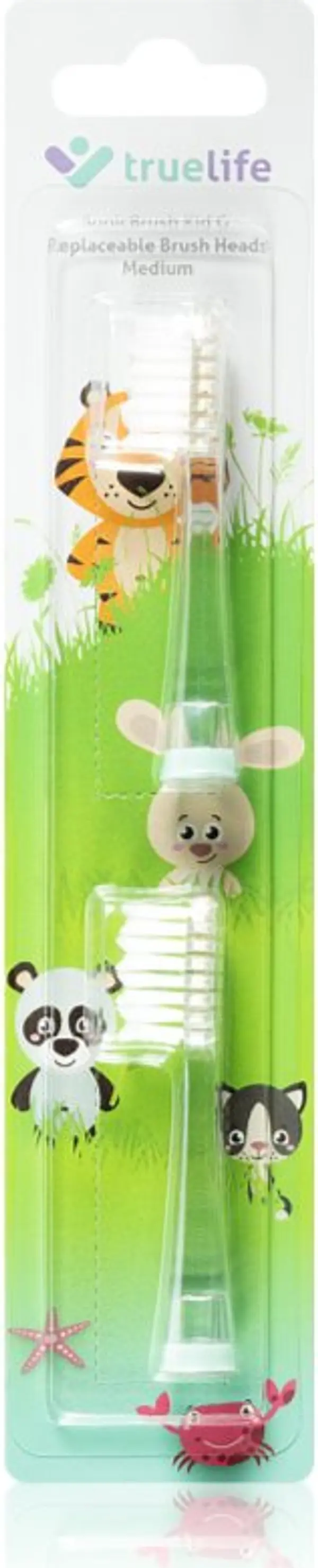 TrueLife TrueLife SonicBrush Kid G Heads Medium резервни глави за четка за зъби TrueLife SonicBrush Kid G 2 бр.