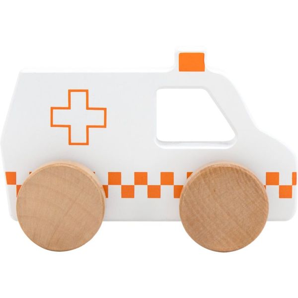Tryco Tryco Wooden Ambulance Toy кола от дърво 12m+ 1 бр.