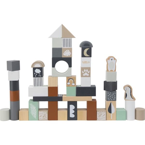 Tryco Tryco Wooden Block Set 50 pcs играчка от дърво 24m+ 1 бр.