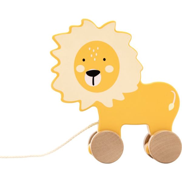 Tryco Tryco Wooden Lion Pull-Along Toy играчка от дърво 10m+ 1 бр.