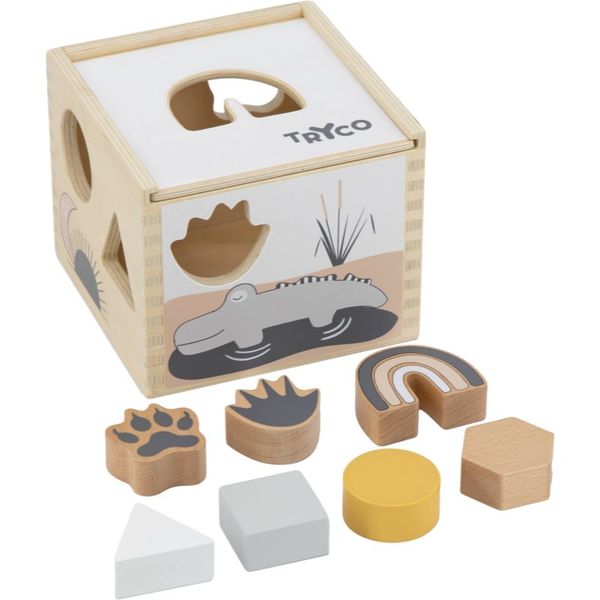 Tryco Tryco Wooden Shape Sorter играчка от дърво 18m+ 1 бр.