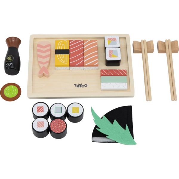Tryco Tryco Wooden Sushi Set играчка от дърво 18m+ 1 бр.