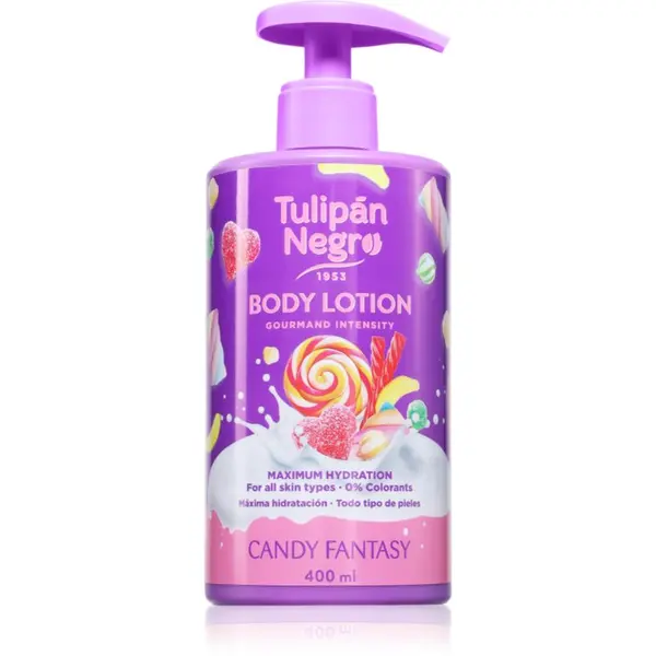 Tulipán Negro Tulipán Negro Candy Fantasy хидратиращо мляко за тяло 400 мл.