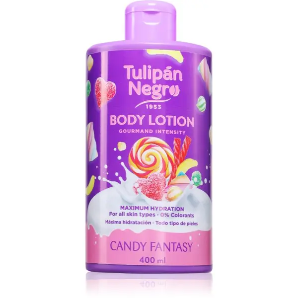 Tulipán Negro Tulipán Negro Candy Fantasy тоалетно мляко за тяло 400 мл.