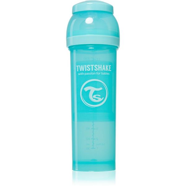 Twistshake Twistshake Anti-Colic TwistFlow бебешко шише Blue 4 m+ 330 мл.