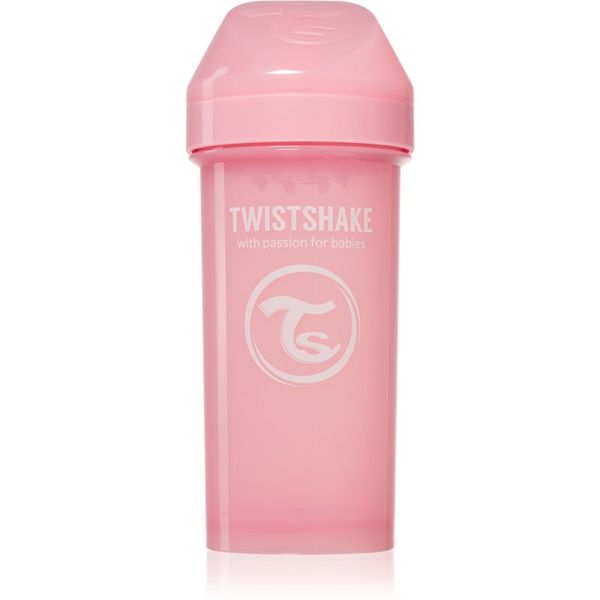Twistshake Twistshake Kid Cup Pink детско шише 12 m+ 360 мл.