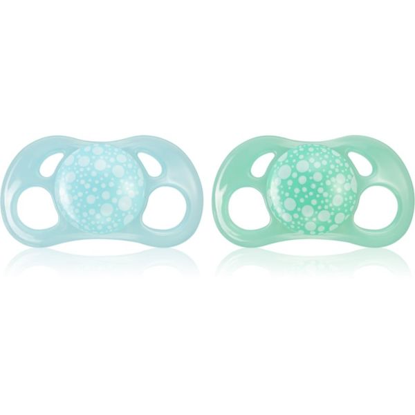 Twistshake Twistshake Orthodontic 6m+ биберон Blue+Green 2 бр.