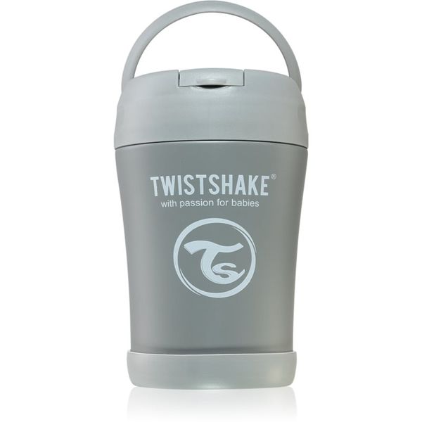 Twistshake Twistshake Stainless Steel Food Container Grey термос за храна 350 мл.