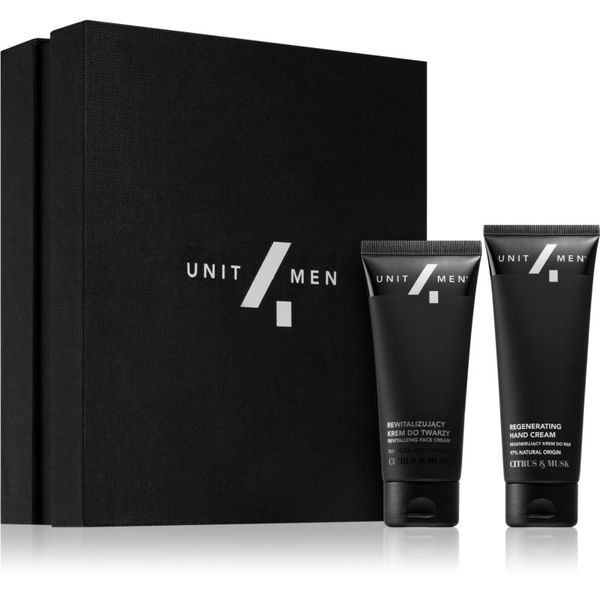 Unit4Men Unit4Men Caring Set Citrus & Musk комплект за тяло и лице
