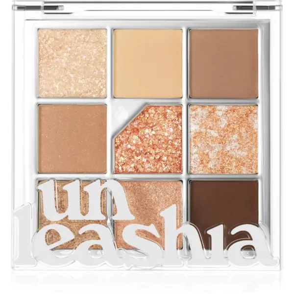 Unleashia Unleashia Glitterpedia Eye Palette палитра сенки за очи цвят No.2 All of Brown 6.2 гр.