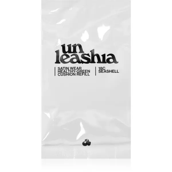 Unleashia Unleashia Satin Wear Healthy Green Cushion Refill дълготраен грим в гъбичка пълнител цвят 18C Seashell 15 гр.