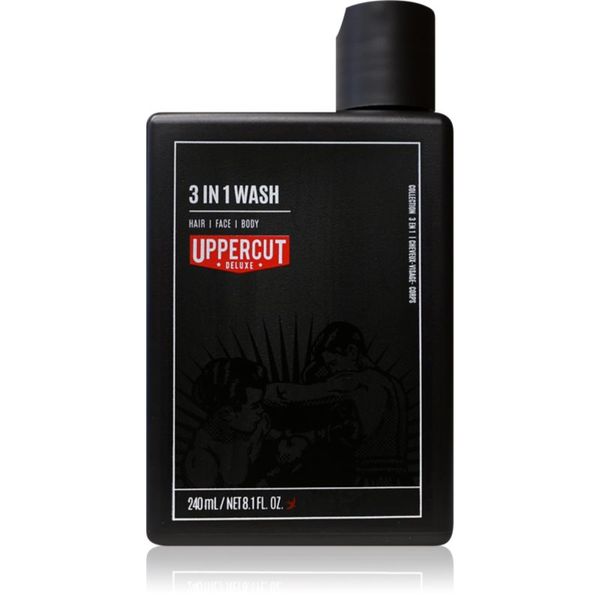 Uppercut Deluxe Uppercut Deluxe 3-in-1 Wash шампоан за цялото тяло за мъже 240 мл.