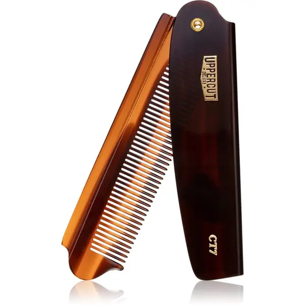 Uppercut Deluxe Uppercut Deluxe Flip Comb Tortoise CT7 гребен за коса 1 бр.