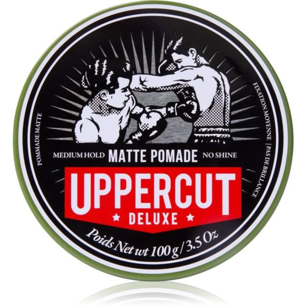 Uppercut Deluxe Uppercut Deluxe Matt Pomade стилизираща паста За коса за мъже 100 гр.