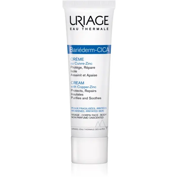 Uriage Uriage Bariéderm Cica-Cream with Copper-Zinc репариращ крем, съдържащ мед и цинк с пантенол 15 мл.