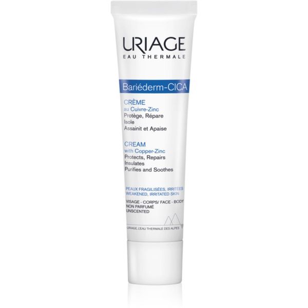 Uriage Uriage Bariéderm Cica-Cream with Copper-Zinc репариращ крем, съдържащ мед и цинк с пантенол 40 мл.