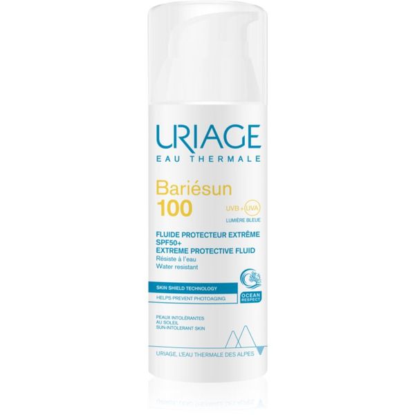 Uriage Uriage Bariésun 100 Extreme Protective Fluid SPF 50+ защитен флуид, за изключително чувствителна и нетолерантна кожа на лицето SPF 50+ 50 мл.