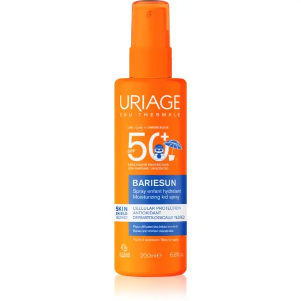 Uriage Uriage Bariésun Moisturizing Kid Spray SPF50+ спрей за тен за деца SPF 50+ 200 мл.