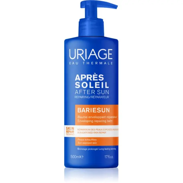 Uriage Uriage Bariésun Repair Balm регенериращ балсам за след слънчеви бани за лице и тяло 500 мл.