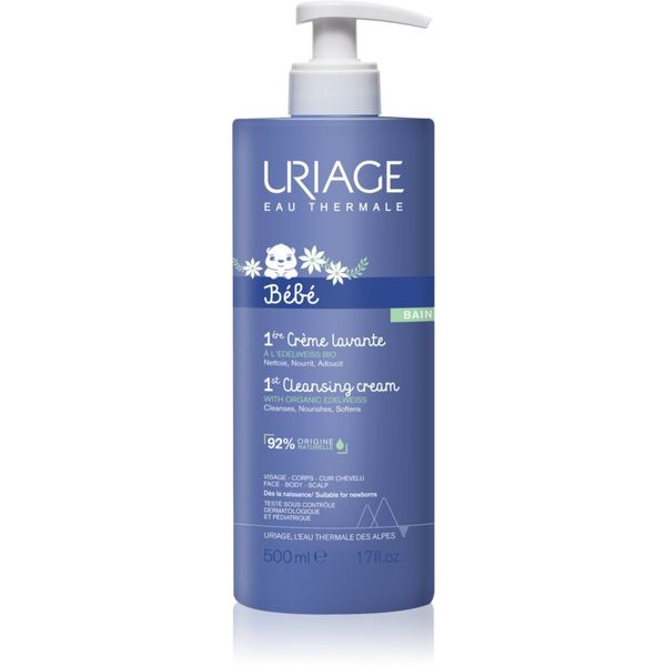 Uriage Uriage Bébé 1st Cleansing Cream нежно почистващ крем за деца от раждането им 500 мл.