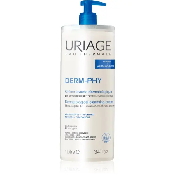 Uriage Uriage DERM-PHY Dermatological Cleansing Cream хидратиращ душ крем 1000 мл.