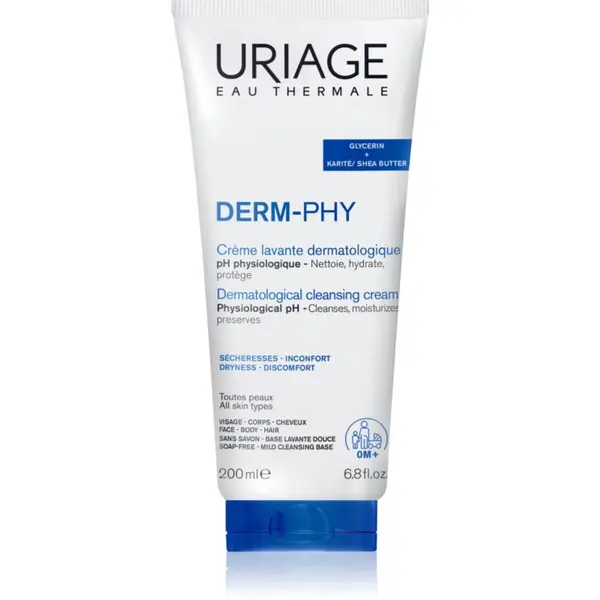 Uriage Uriage DERM-PHY Dermatological Cleansing Cream хидратиращ душ крем 200 мл.