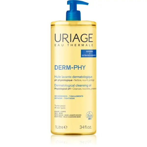 Uriage Uriage DERM-PHY Dermatological Cleansing Oil овлажняващ душ гел 1000 мл.