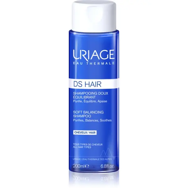 Uriage Uriage DS HAIR Soft Balancing Shampoo почистващ шампоан за чувствителна кожа на скалпа 200 мл.