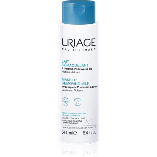 Uriage Uriage Eau Thermale Make-Up Removing Milk нежен лосион за почистване на грим за лице и очи 250 мл.