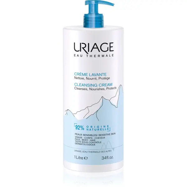 Uriage Uriage Hygiène Cleansing Cream подхранващ и почистващ крем за тяло и лице 1000 мл.