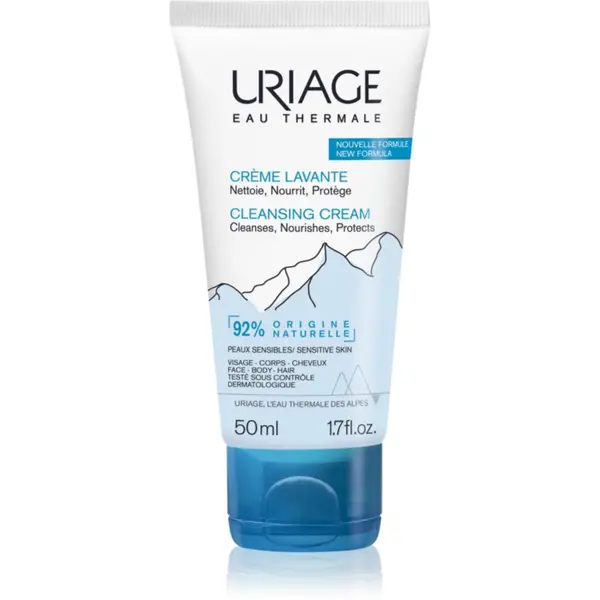 Uriage Uriage Hygiène Cleansing Cream подхранващ и почистващ крем за тяло и лице 50 мл.