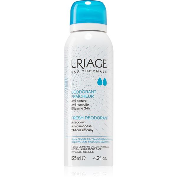 Uriage Uriage Hygiène Fresh Deodorant дезодорант в спрей  с 24 часова защита 125 мл.