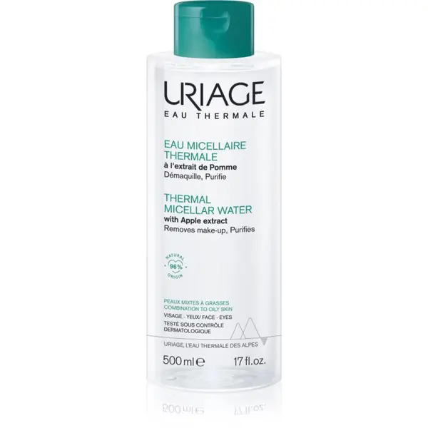 Uriage Uriage Hygiène Thermal Micellar Water - Combination to Oily Skin мицеларна почистваща вода за комбинирана към мазна кожа 500 мл.