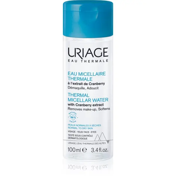 Uriage Uriage Hygiène Thermal Micellar Water - Normal to Dry Skin мицеларна почистваща вода за нормална към суха кожа 100 мл.