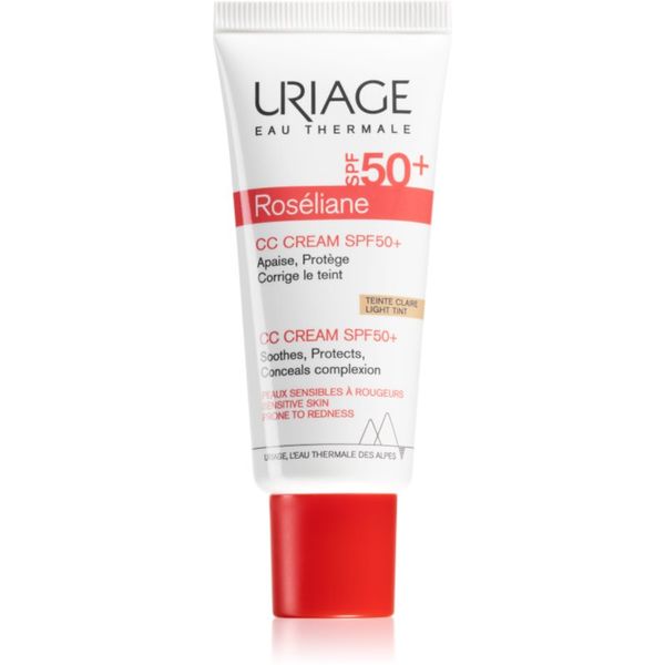 Uriage Uriage Roséliane CC Cream SPF 50+ CC крем против зачервяване на кожата SPF 50+ цвят Light Tint 40 мл.