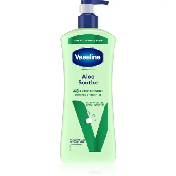 Vaseline Vaseline Aloe Soothe хидратиращо мляко за тяло с алое вера 600 мл.