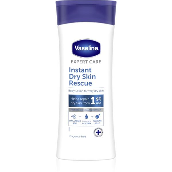 Vaseline Vaseline Instant Dry Skin Rescue тоалетно мляко за тяло за много суха кожа 400 мл.