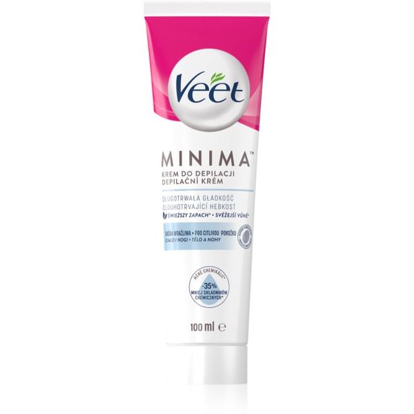 Veet Veet Minima Sensitive Skin крем за депилация за чувствителна кожа алое вера и витамин Е. 100 мл.