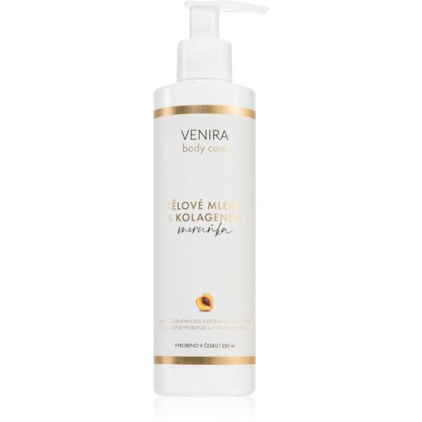 Venira Venira Body care Body milk with collagen интензивно хидратиращо мляко за тяло Apricot 250 мл.