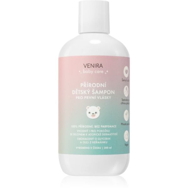 Venira Venira Natural baby shampoo for the first hairs нежен шампоан за деца от раждането им 300 мл.