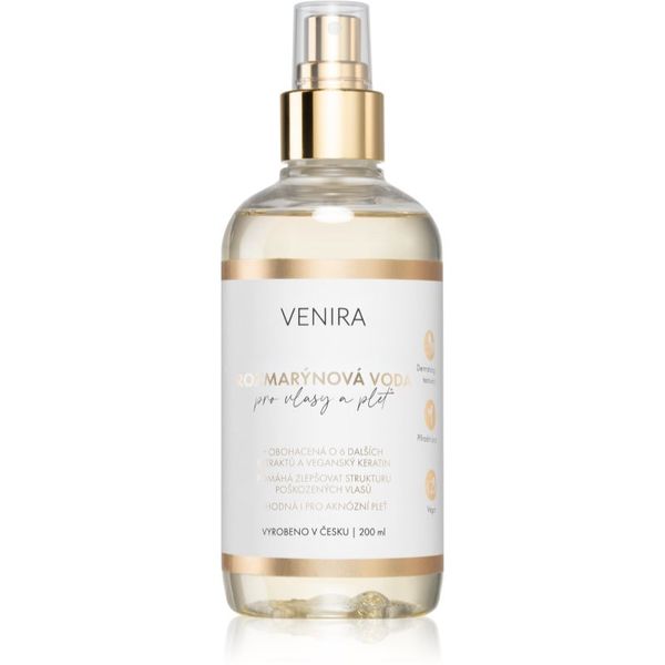 Venira Venira Rosemary water грижа без отмиване за лице, тяло и коса 200 мл.