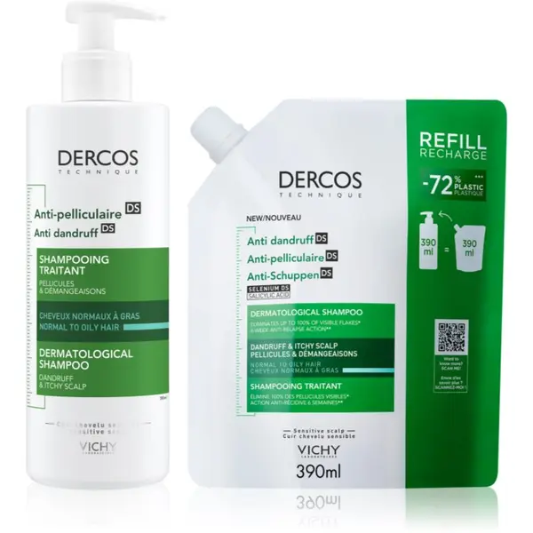 Vichy Vichy Beauty Hair without Dandruff шампоан против пърхот изгодна опаковка