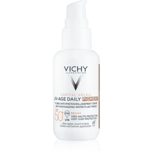 Vichy Vichy Capital Soleil Daily SPF50+ защитна тонирана течност за лице SPF 50+ цвят Medium 40 мл.